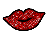 Красные блестящие губы анимация
